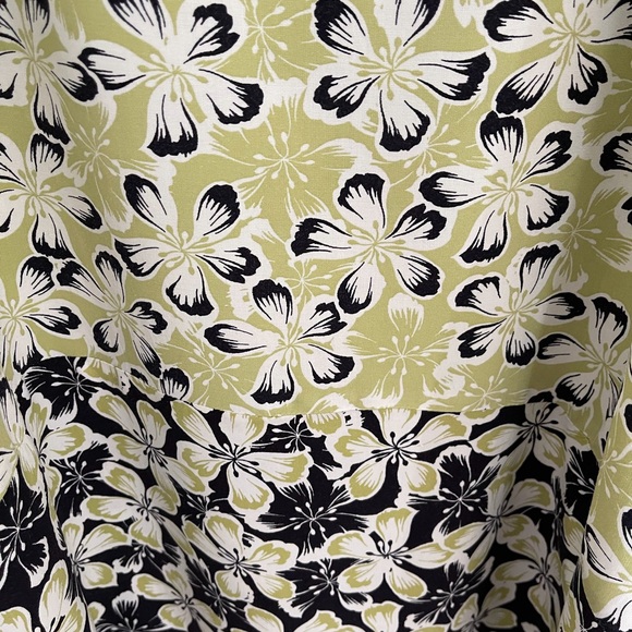 J Jill Sleeveless Asymmetrical Floral Dress Size S Petite - Picture 5 of 8